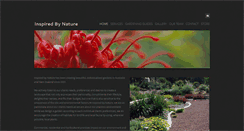 Desktop Screenshot of inspiredbynature.biz